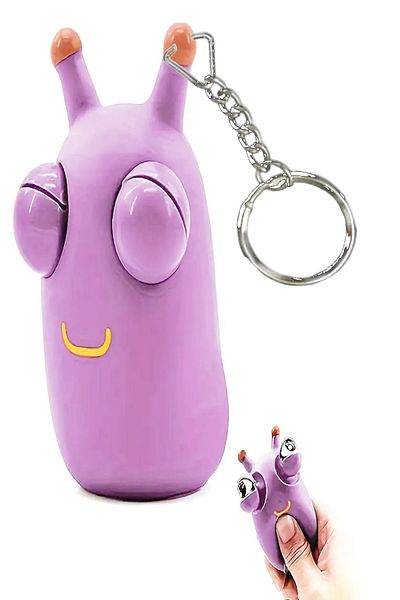 Bundeba Eye-Popping Funny Eyeball Burst Squeeze Suckushi Worm Decompression Toy