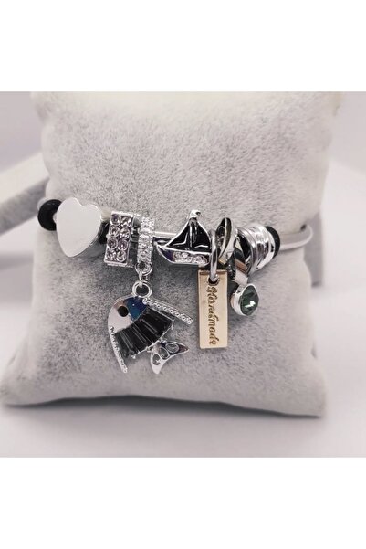 İNİTİUM Steel Charm Bracelet