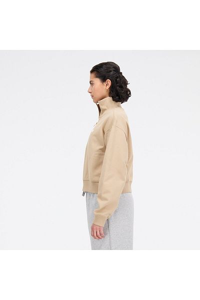 New Balance Wnc1403 Beige Women's Sweatshirt
