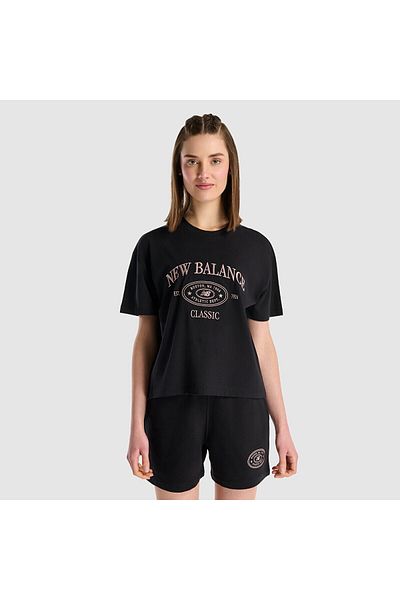 New Balance Wnt1508 Black Women's T-Shirt
