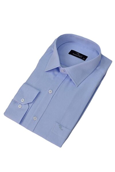 rasstmen Чоловіча класична сорочка з довгими рукавами та однією кишенею BGL-ST04568