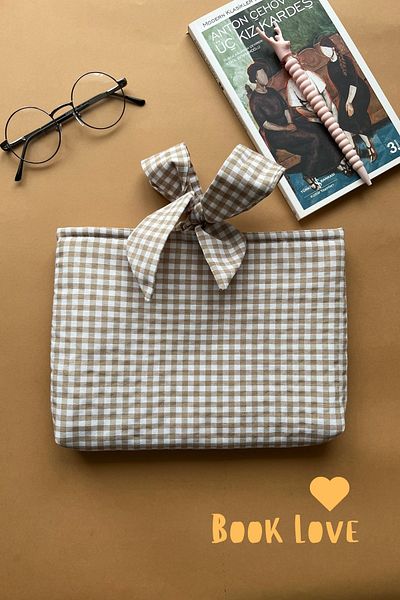 Outlet Çarşım Δώρο για τους λάτρεις του βιβλίου με κάλυμμα βιβλίου με φιόγκο