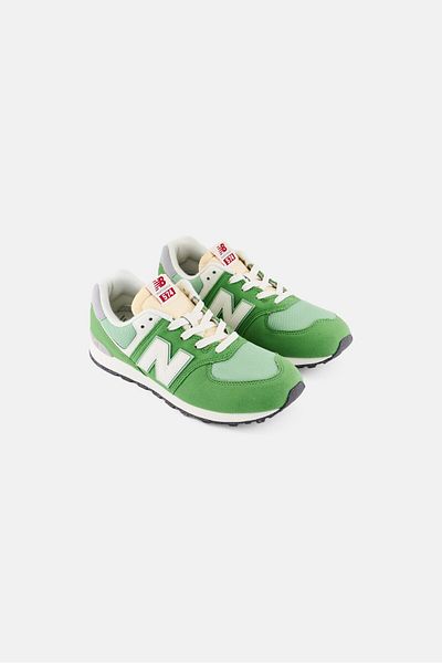 New Balance Kids Boy Gc574rcc Lace Up Shoes, Green