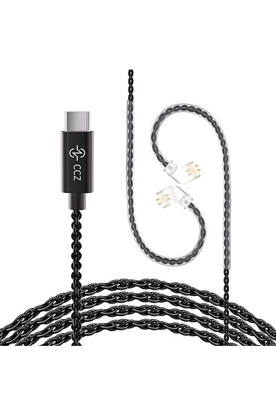 Choice كابلات CCZ QDC TYPE C وCCZ TYPE-C 4N OFC USB-C مع 2PIN/QDC/TFZ TYPE-C وDAC متوافقة على نطاق واسع مع