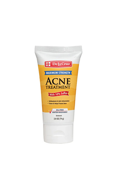 De La Cruz مرهم الكبريت لعلاج حب الشباب 10% من دي لا كروز - 74جم