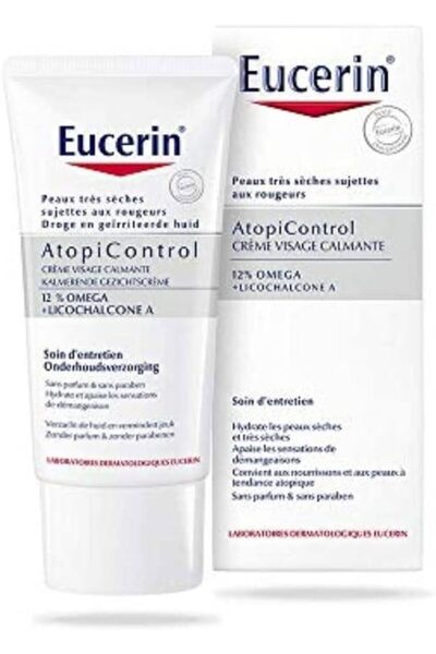 Eucerin يوسيرين كريم كالمانتي للوجه 12% اوميجا 50 مل من اتوبيكونترول