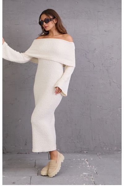 ASM Fashion ΓΥΝΑΙΚΕΙΟ ΦΟΡΕΜΑ ΠΛΕΚΤΟ ΜΑΔΟΝΑ ΚΟΥΡΕΛΙ