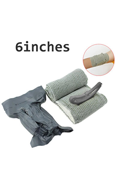 Choice مجموعة ضمادات الصدمات رمادية اللون مقاس 6 بوصات ضمادة ضغط طارئة عاصبة ...