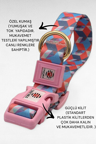 CARAMELOS İSİMLİ KÖPEK TASMASI, İSİMLİ TASMA, ORTA VE BÜYÜK IRK TASMA, KÖPEK TASMA, KİŞİYE ÖZEL TASMA, 2,5 CM