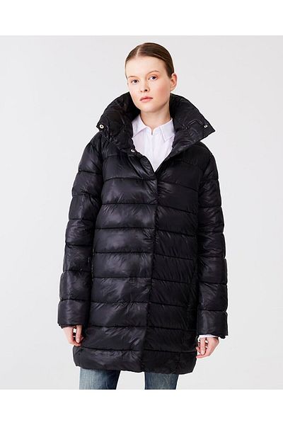 Ltb Hooded Puffer Black Coat