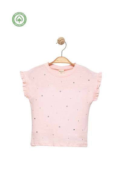 Divonette Girl's Stone Printed T-Shirt -Children's Clothing