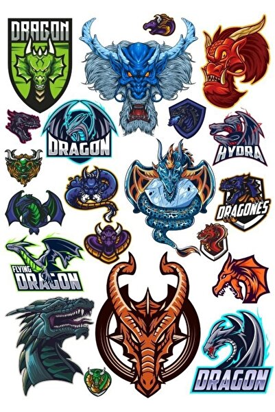 Reysa Tasarım مجموعة ملصقات جمجمة هيكل عظمي-5 13 قطعة للهاتف والكمبيوتر اللوح...