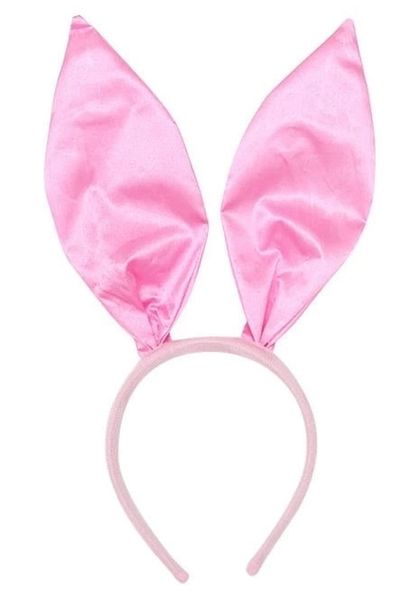 PRATİKOBA Red Color Satin Coated Shapeable Rabbit Ear Crown 35x11 Cm