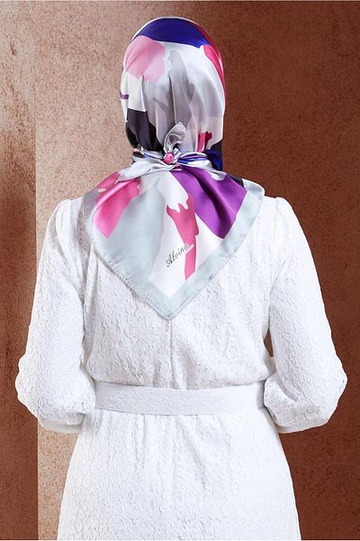 Alvina Ψηφιακό κασκόλ ALVİNA 3288 Model