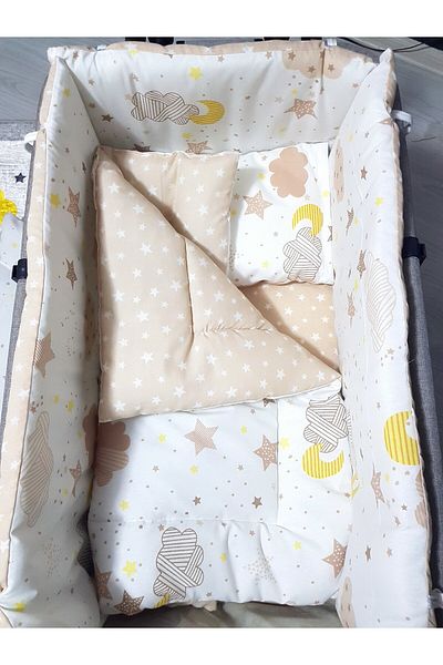 bebek iklimi 45X85 Baby Sleeping Set for Mother's Side Crib - Rocking Portable Crib Sleeping Set