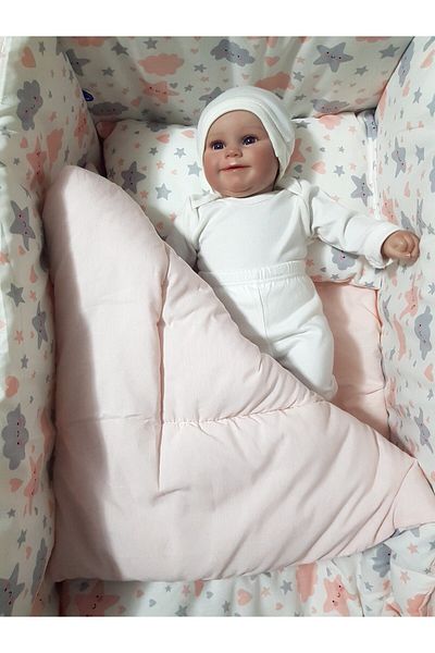 Baby Clime 45X85 Mother's Side Baby Sleeping Set for Rocking Cradle – Portable Basket Crib Sleeping Set