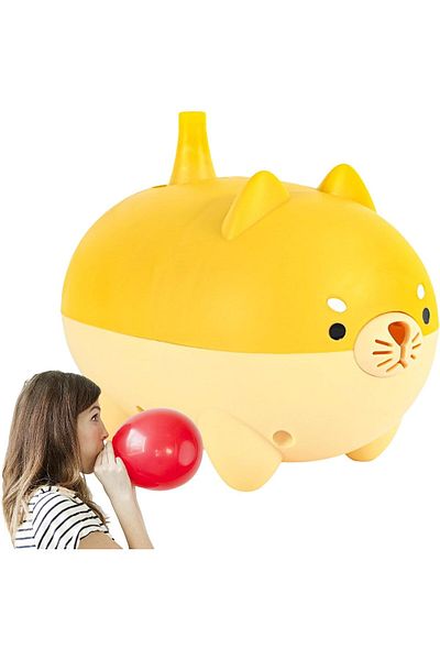 fulina Cartoon Electric Balloon Pump, Cute Animal Shape, Fast Inflation, Suitable for Weddings, Any Party