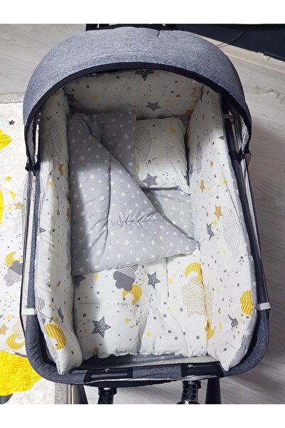 bebek_iklimi طقم نوم لسرير الأطفال مقاس 45 × 85 - طقم نوم لسرير الأطفال الهزا...