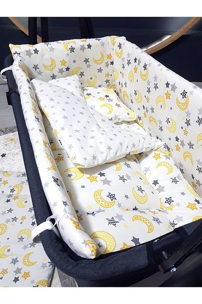 bebek iklimi 45X85 Portable Baby Sleeping Set for Cribs - Mother's Side Swinging Cradle Sleeping Set