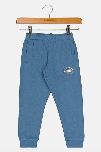 Puma Toddlers Boy Brand Logo Outdoor Sweatpants, Slate Blue