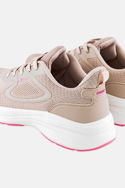 RBX Women Knitted Lace Up Hiking Shoes, Pastel Tan