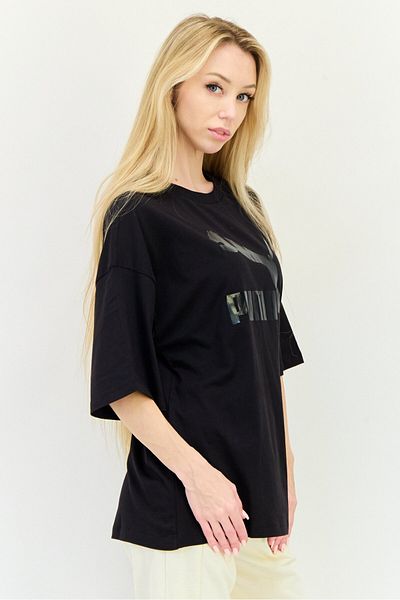 Puma Women Sportswear Fit Short Sleeve Outdoor Top, Black