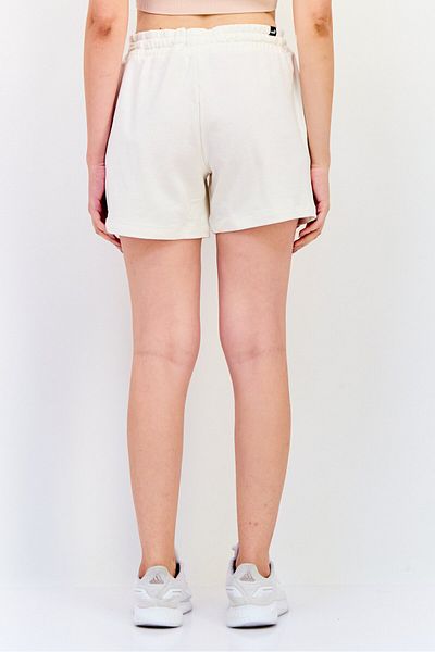 Puma Women Sportswear Fit Embroidered Logo Pull-On Shorts, White