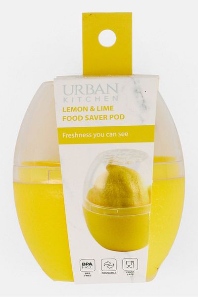Urban Kitchen Lemon And Lime Food Saver Pod, Yellow
