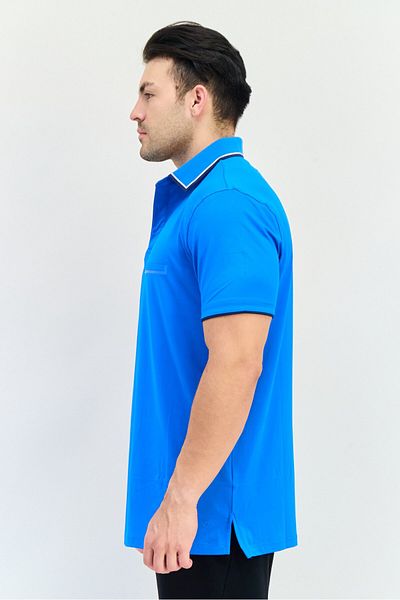 Head Men Sportswear Fit Short Sleeve Golf Polo Shirt, Blue
