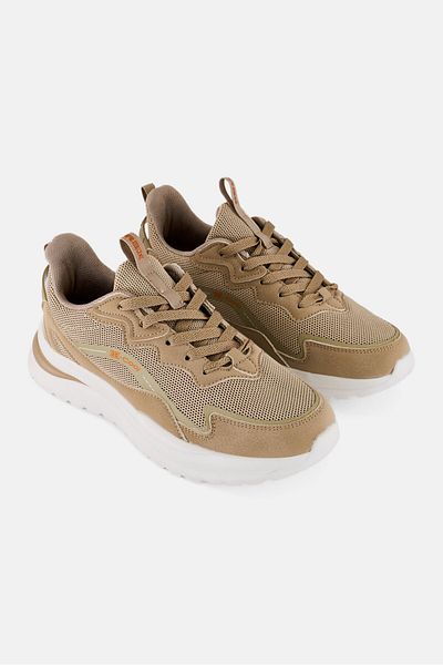 RBX Women Lace Up Outdoor Shoes, Beige