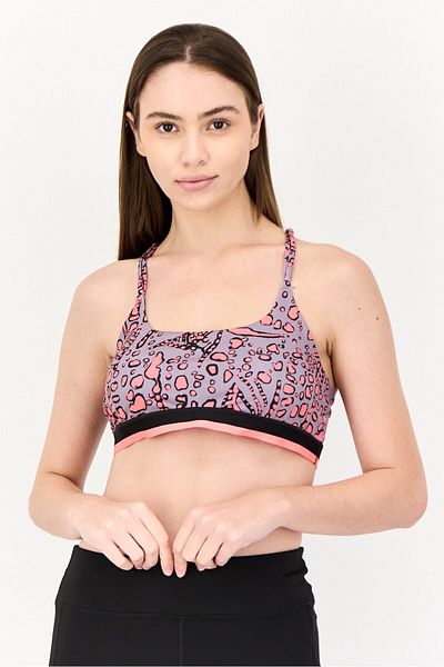 Puma Women Padded Sports Bra, Multicolor