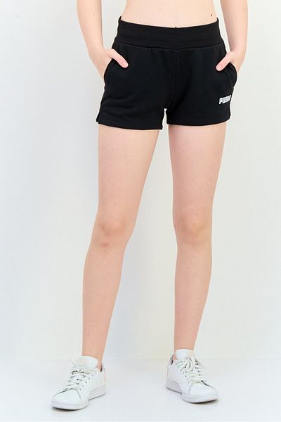 Puma Women Brand Logo Outdoor Shorts, Black