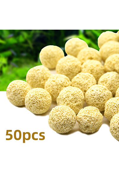 choice2 50 قطعة من كرات وسائط ترشيح أحواض السمك، كرات بيولوجية لمرشحات أحواض ...