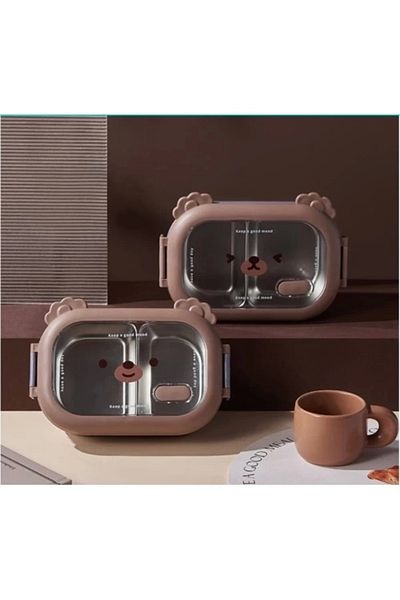 Esma Ödemiş Compartmented Stainless Steel Food Box