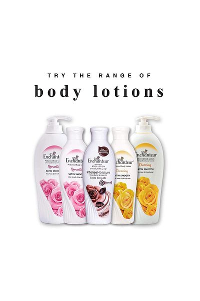 ENCHANTEUR Satin Smooth Enticing Lotion Aloe Vera & Olive Butter – 500ml