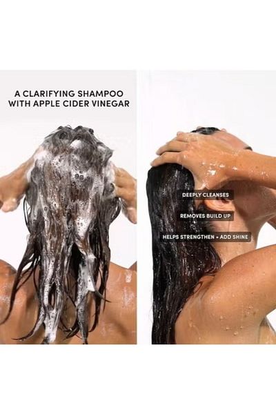 OUAI Detox Shampoo - Deep Cleansing & Clarifying Hair Care, 300ml