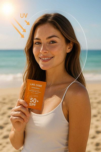 LİFE CODE Life Code Sunscreen Hybrid Filter Disposable 50 Spf
