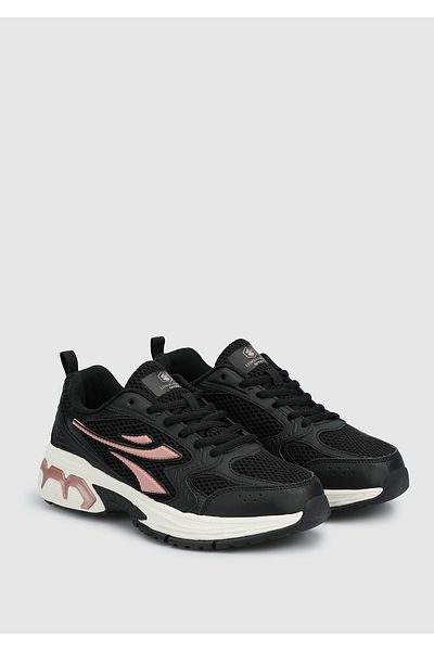 lumberjack Chuck black leather women's sneaker