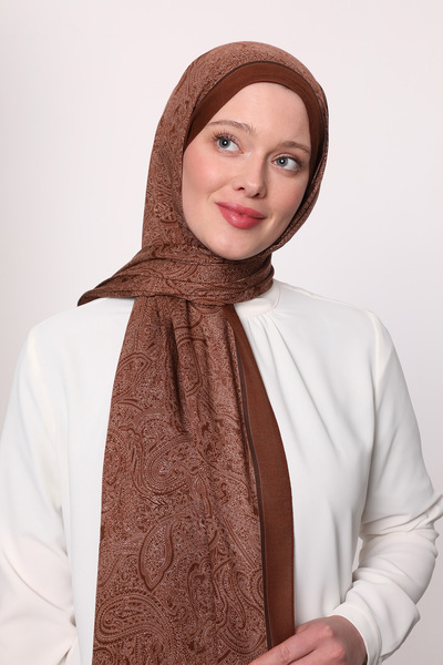 LuvenSara Patterned Silk Shawl