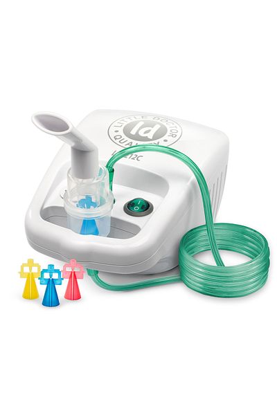 Little Doctor Aerosol Sprayer With Compressor Ld-212c Pro, 3 Masks, 3 Dispensers, 6 M Hose, White