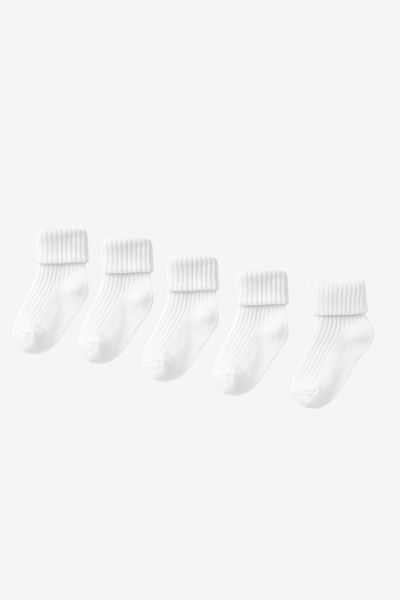 Katia&Bony Baby 5 Pack Socket Socks White