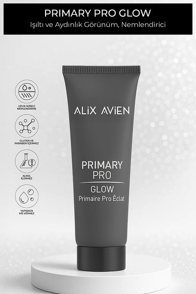 Alix Avien قاعدة مكياج مرطبة ذات تأثير لامع ومشرق - برايمر برو جلو