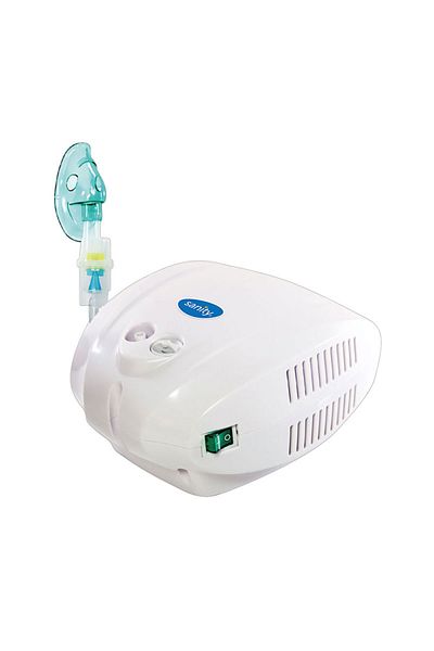 sanity Aparat Aerosoli Cu Compresor Alergia Stop Inhaler, Mmad 3 Μm, Cupa Medicamente 10 ml