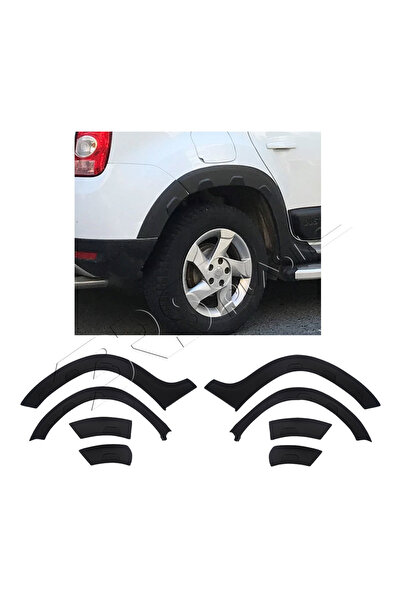 ServetDizaynOto Dacia Duster Uyumlu 2010-2017 Abs Damalı Çamurluk Dodik 8 Parça