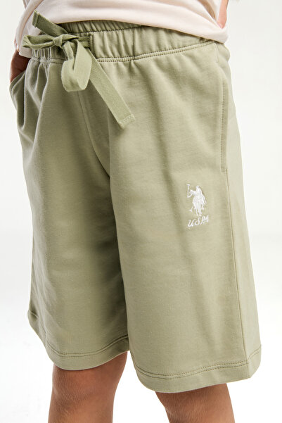 U.S. Polo Assn. U.S. Polo Assn. Kız Çocuk Beyaz Bermuda Takım