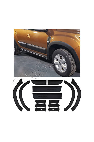 ServetDizaynOto Dacia Duster Uyumlu 2018-2024 Abs Düz Dodik Seti 12 Parça