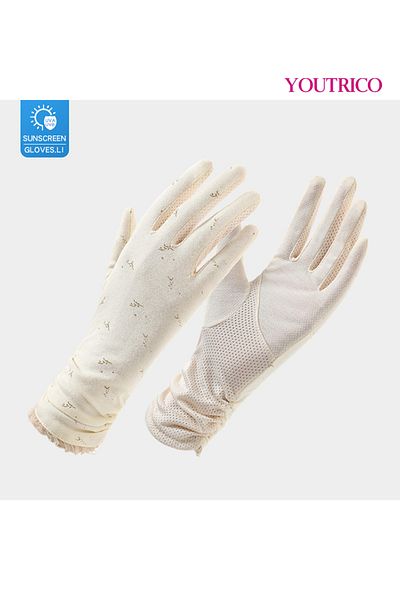 Youtrico Sun Protection Gloves Summer Cycling Fingerless Gloves for Driving