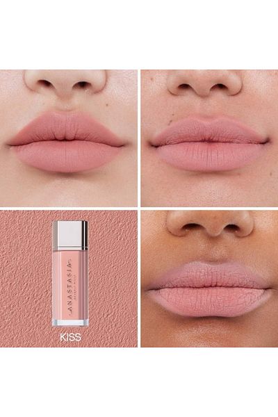 Anastasia Beverly Hills أحمر شفاه سائل مخملي ليب فيلفيت - وردي بتلات الورد 0.12 أونصة