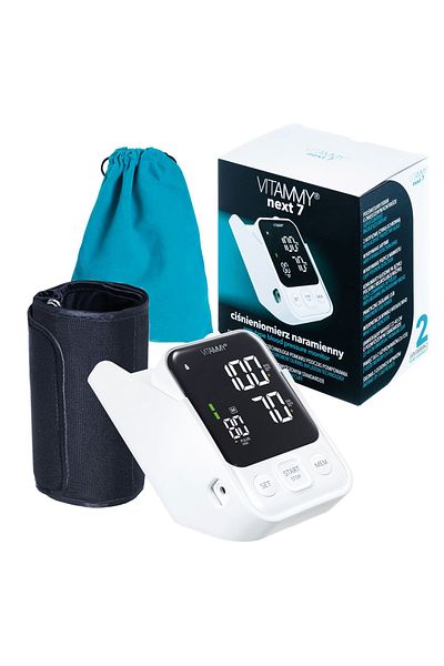 Vitammy VITAMMY Next 7 electronic upper arm blood pressure monitor, USB plug, arrhythmia detection