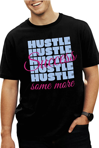 StoryGift Romania Ανδρικό T-shirt με την επιγραφή  "Hustle Success Some More ...